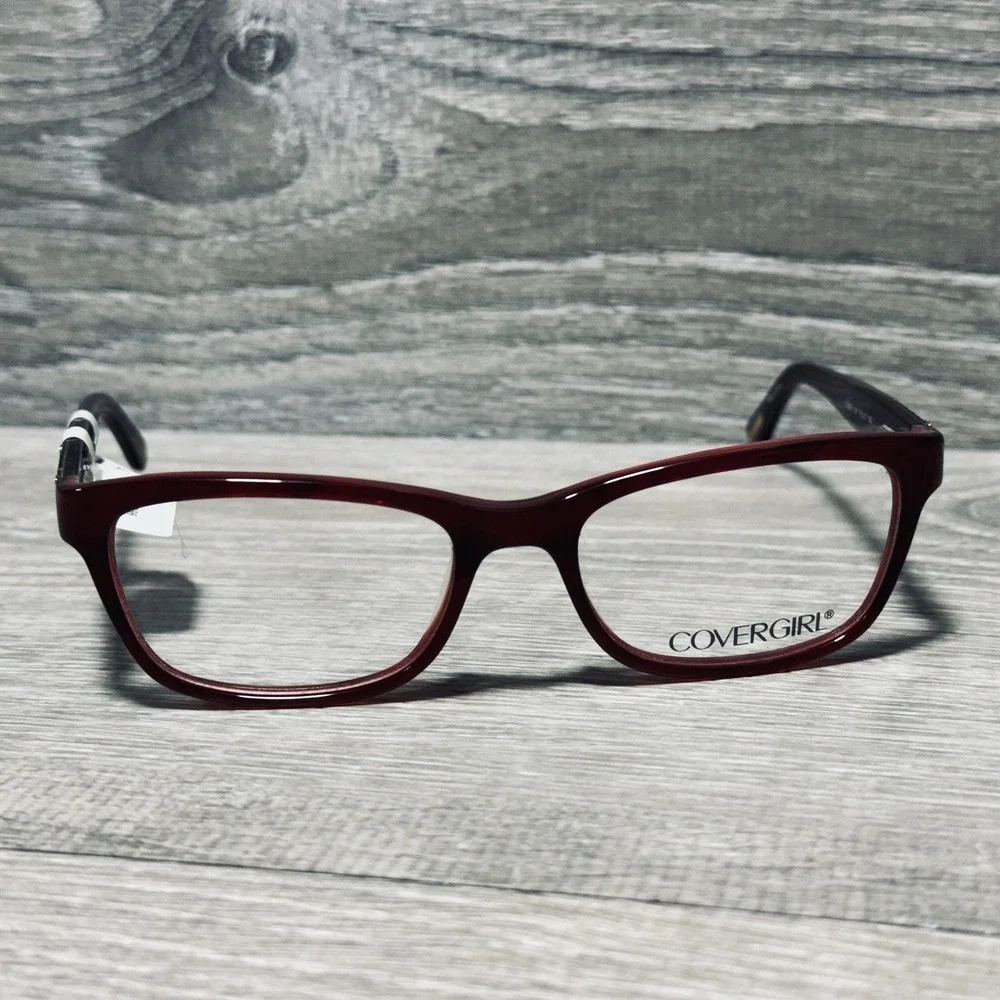 CoverGirl CG0531 071 Eyeglass Frames Womens 51-17-135 Red Tortoise Rectangular‎